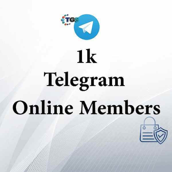 1k Telegram online members