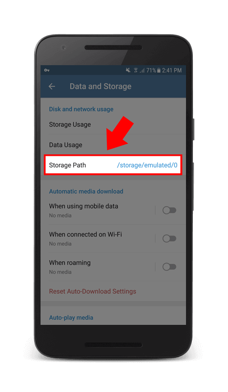 Storage Path