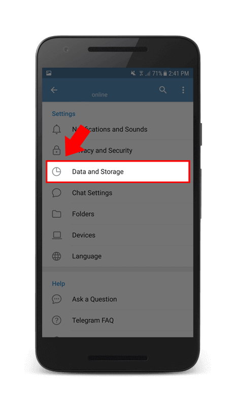 Telegram Data and Storage