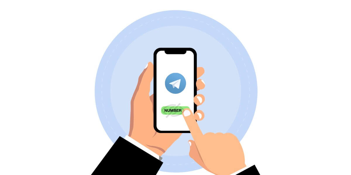 hide Telegram number
