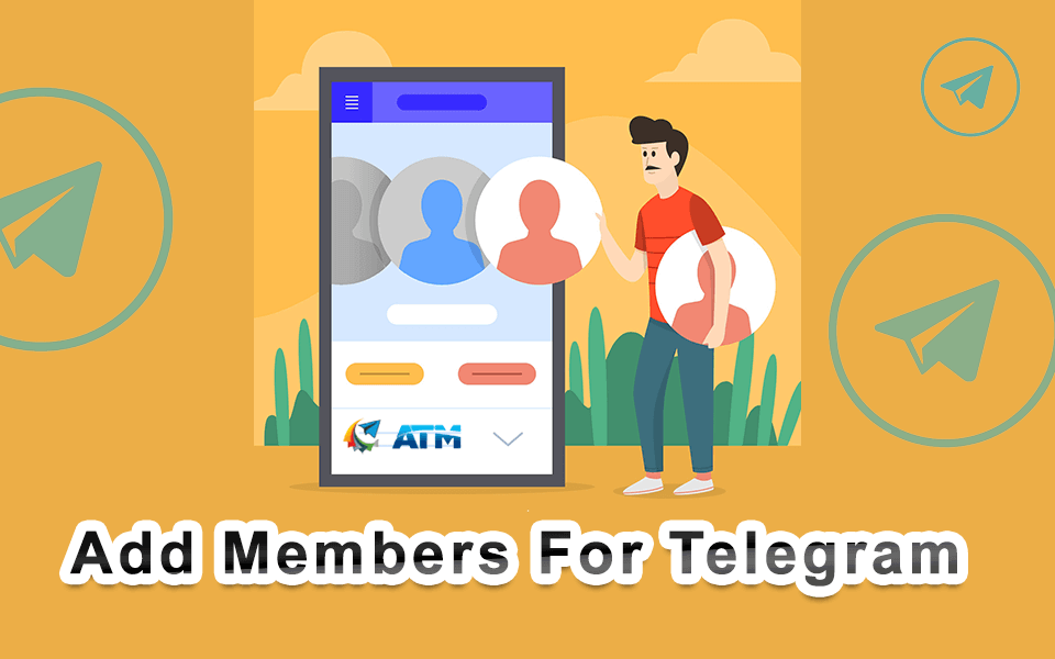 Lägg till medlemmar för Telegram