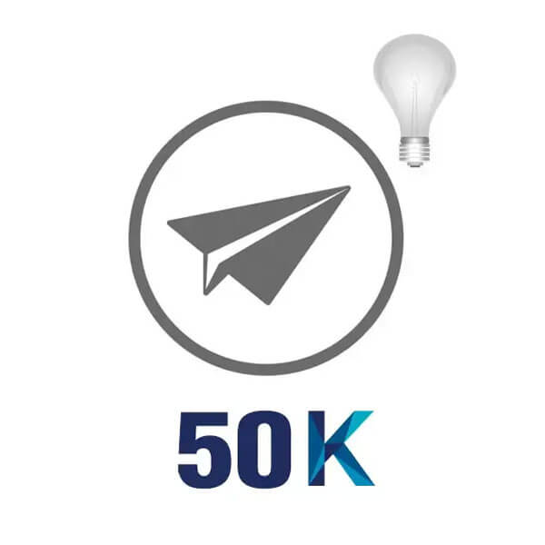 50k Miembros sin conexión de Telegram