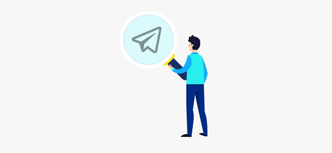 Sök telegram med vidarebefordrat meddelande