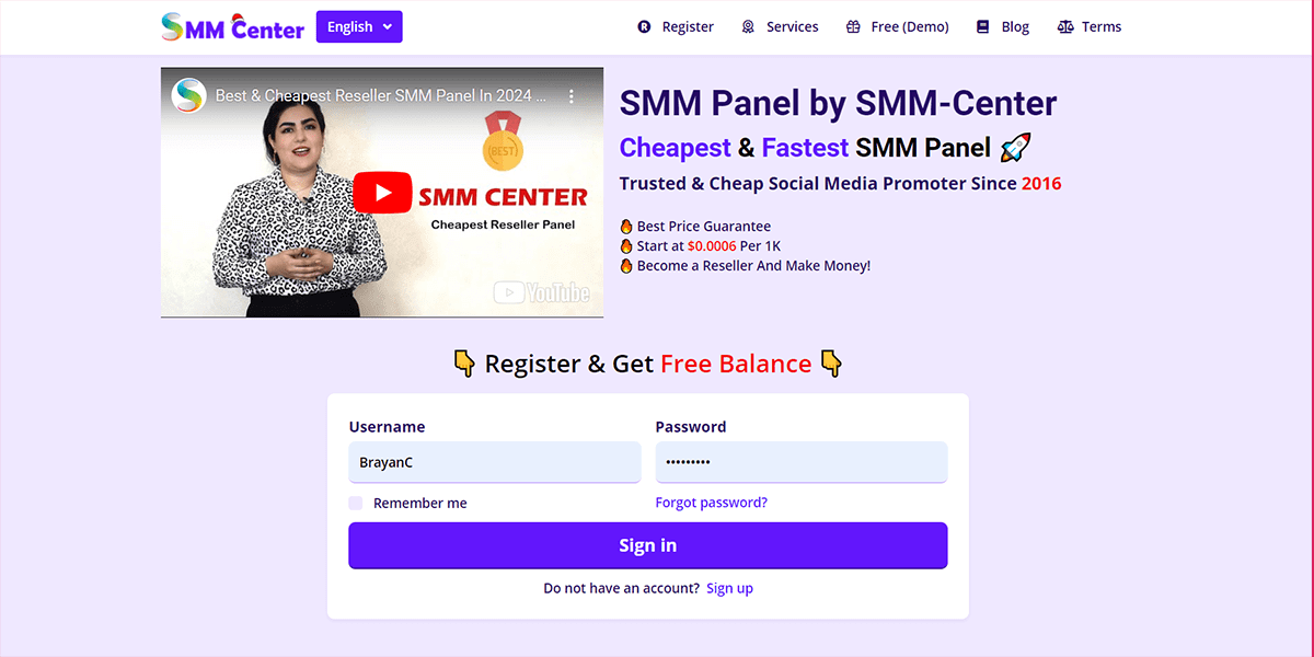 SMM Panel by SMM-Center Cheapest & Fastest SMM Panel