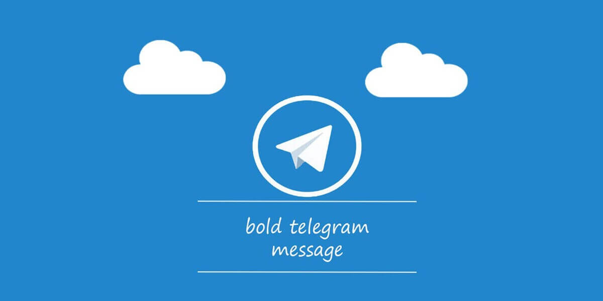 Bold and italic text on Telegram