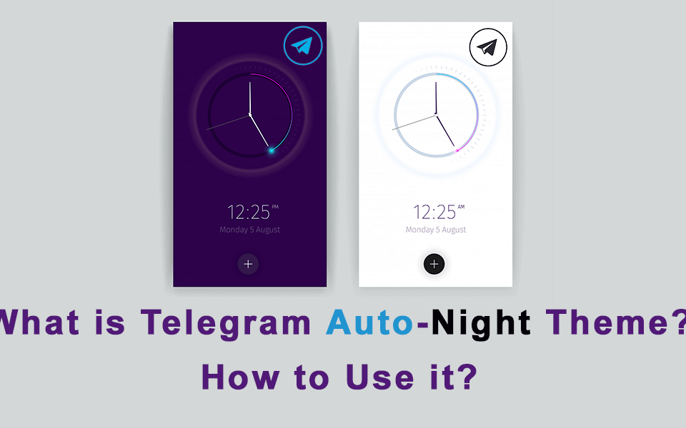 What is Telegram auto-night theme?